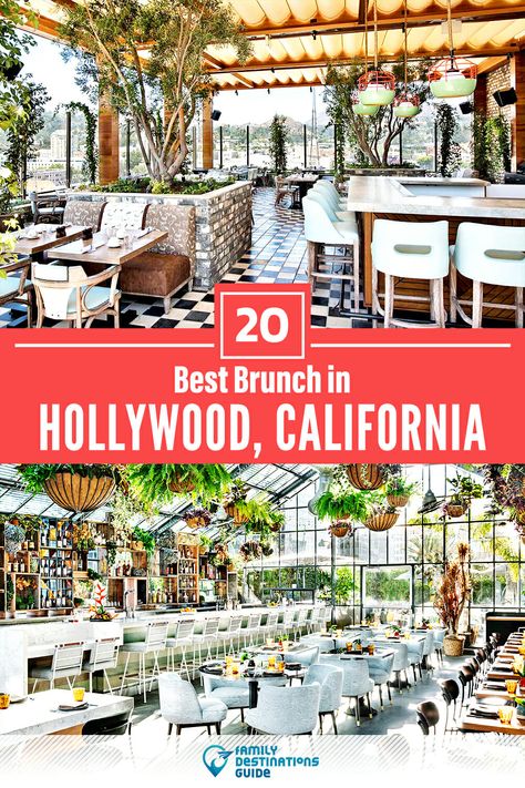 La Weekend Trip, Brunch Los Angeles, Tea Party Food Ideas, Hollywood Food, Los Angeles Itinerary, Restaurants For Birthdays, Hollywood Restaurants, East Hollywood, Best Restaurants In La