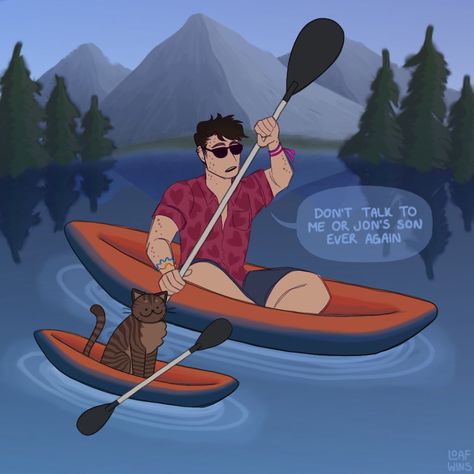 The Magnus Archives Tim, Tim Stoker, The Magnus Archives, Eldritch Horror, Welcome To Night Vale, Night Vale, Kayaking, Internet, Fan Art