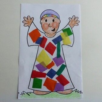 Joseph Contact Ppr Coat - Bible Crafts by Jenny Josephs Coat Craft Preschool, Joseph Colorful Coat Craft, Joseph Coat Craft, Joseph's Coat Of Many Colors Craft, Joseph Bible Crafts, Joseph Crafts, Bible Learning, Joseph's Coat, Paper Doll Craft