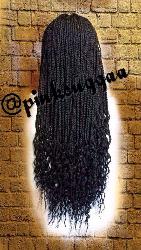 Box Braids Wavy Ends Box Braids Wavy Ends, Braids Wavy Ends, Braids With Wavy Ends, Braids For Girls, Blond Rose, Small Box Braids, Medium Box Braids, Blonde Box Braids, Short Box Braids