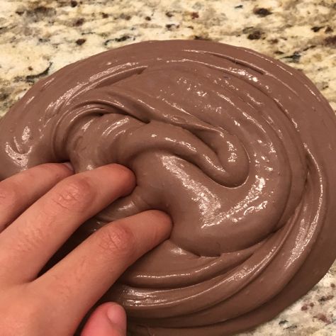 This is Brown Nutella Slime!!!! Slime Projects, Nutella, Slime, Peanut Butter, Condiments, Purple, Quick Saves