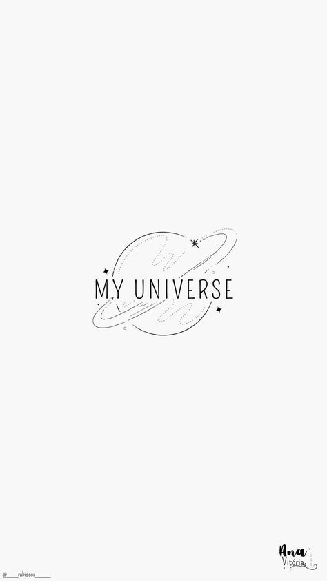 My Universe Tattoo, You Are My Universe, Coldplay Tattoo Symbol, Bts Related Tattoos, Coldplay Stickers, My Universe Coldplay, Coldplay Aesthetic, My Universe Bts, Coldplay Tattoo