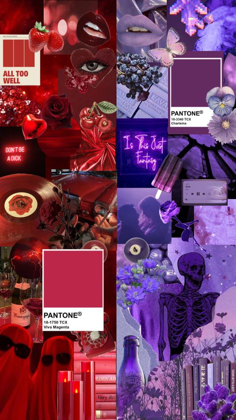 Purple Aesthetic Background, Wallpaper Vibes, Red And Purple, Red Wallpaper, All Is Well, Purple Wallpaper, Red Aesthetic, Purple Aesthetic, Aesthetic Backgrounds