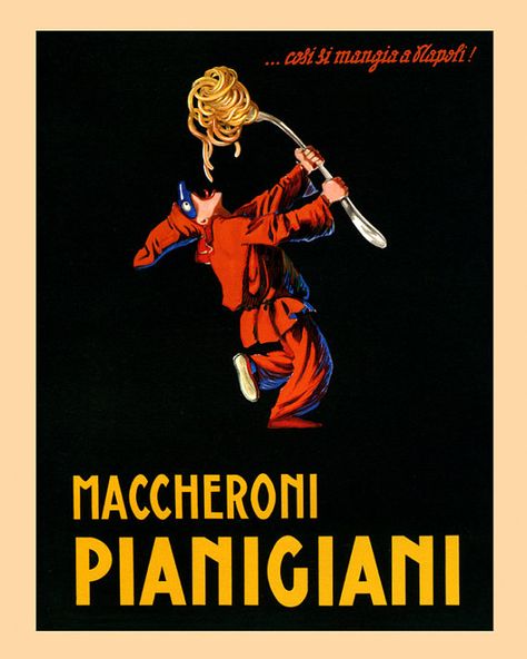 Food 16 X 20 Pasta Pierrot Spaghetti Maccheroni by HeritagePosters Pasta Advertisement, Italian Advertising, Drink Posters, Historic Posters, Vintage Italian Posters, Awesome Posters, Retro Signs, Jules Cheret, Advertisement Poster