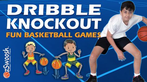 This basketball drill for kids is called Dribble Knockout. A simple youth basketball game to work on dribbling and protecting the ball. https://youtu.be/tbKtfGr-ObE #basketball #coach #teacher #education Fun Basketball Drills, Fun Basketball Games, Youth Basketball Drills, Basketball Drills For Kids, Star Jumps, Free Basketball, Youth Basketball, Basketball Skills, Basketball Equipment