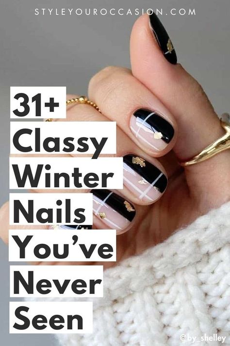 Late Winter Nails, Simple Winter Nails, Classy Winter Nails, January Nail Colors, January Nail Designs, Subtle Nail Art, Chic Manicure, New Years Nail Designs, December Nails