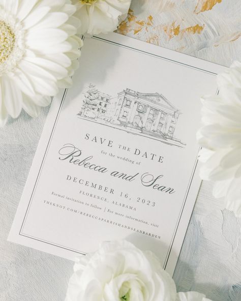 Know what we love? Pretty save the dates!!! Rebecca and Sean’s save the dates set the standard for what was to come for their elegant southern wedding in Florence, Alabama - which just so happens to be my hometown!! #weddingsavethedate #weddingsavethedates #weddingsavethedatecards #savethedate #savethedates #savethedatecards #weddingseason #weddinginspiration Elegant Wedding Save The Dates, Classy Save The Date Ideas, Save The Date Ideas Classy, Classic Wedding Save The Date, Timeless Save The Date, Save The Date Classic, Save The Date Traditional, Save The Date Elegant, Classy Save The Dates