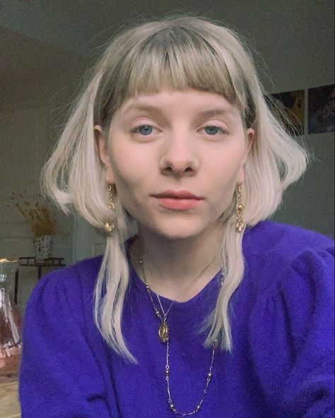 AURORA posted on Instagram: “If its stressing you out that my necklace is so tangled up, I deeply apologize. I must say... (now…” • See all of @auroramusic's photos and videos on their profile. Legendary Women, Aurora Hair, Aurora Aksnes, Marvel Stuff, Hair Reference, Face Hair, Dream Hair, Messy Hairstyles, Cut And Style