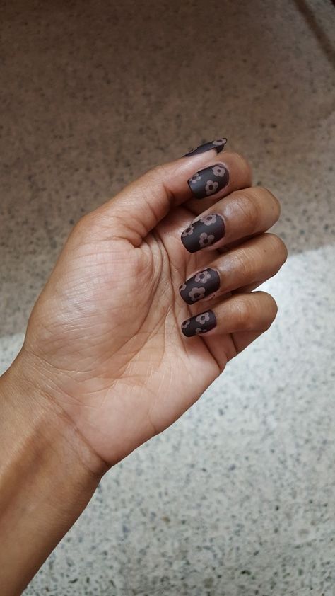 Flower Nail Art #matte #flower #nailart #nykaa #nail #polish Nykaa Nail Polish, Flower Nail Art, Flower Nails, Class Ring, Nail Polish, Rings For Men, Nail Art, Nails, Beauty