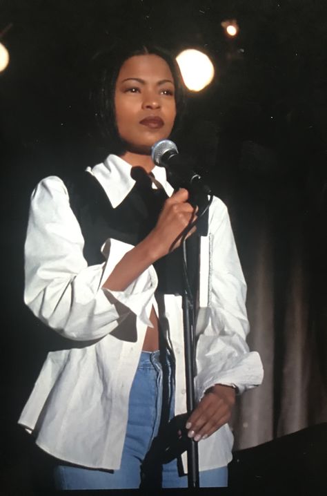 Don’t we just love the 90s? 90s Fashion Nia Long, Nia Long In The 90s, 90 Black Fashion, 90s Sitcoms Fashion, 90s School Teacher Fashion, Nia Long 90s Love Jones Outfits, Nia Long Love Jones Outfits, Moesha Style 90s, 90s Black Fashion Outfits