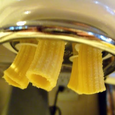 Egg Noodle Pasta, Semolina Pasta Recipe, Rigatoni Pasta Recipes, Kitchenaid Stand Mixer Recipes, Pasta Extruder, Noodle Recipes Homemade, Homemade Pasta Dough, Kitchenaid Pasta, Noodle Pasta