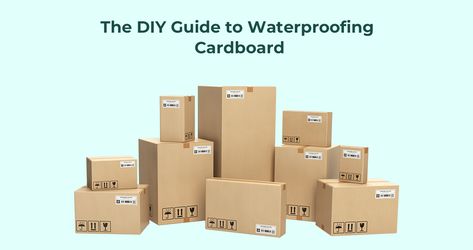 Waterproof Cardboard: The Do it Yourself Project How To Waterproof Cardboard, Waterproof Cardboard Diy, Alum Uses, Cardboard Forts, Donut Box, Box Crafts, Cardboard Box Crafts, Do It Yourself Projects, Corrugated Cardboard