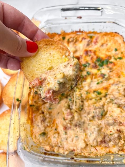 Spicy Italian Sausage Dip - Bad Batch Baking - Restaurant Copycat Recipes & Family Favorites Italian Sausage Appetizers, Spicy Italian Sausage Dip, Meat Lovers Pizza Dip, Italian Sausage Dip, Sausage Dip Recipe, Hot Corn Dip, Restaurant Copycat Recipes, Bacon Wrapped Chicken Bites, Chicken Bites Recipes