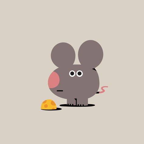 Simple Animation illust & character 2 on Behance Mouse Character Design, Simple Character Design, Mouse Animation, Simple Animation, Animation Ideas, 동화 삽화, Simple Character, Character Animation, 강아지 그림