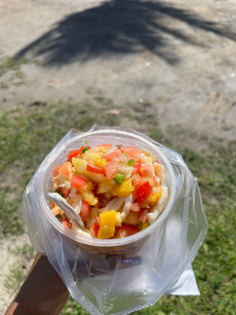 Food Cooking salad bowl travel Bahamas Bahamas Aesthetic, Bahamas Food, Bahamian Food, Conch Salad, 2025 Moodboard, Food Dump, Nassau Bahamas, Summer 2025, The Bahamas