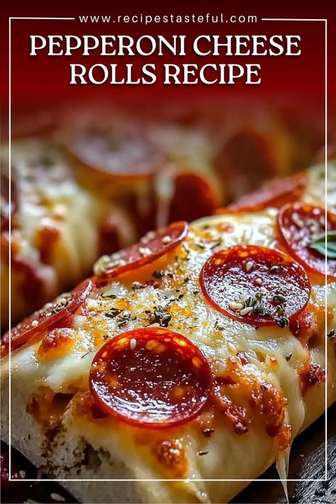 hese Pepperoni Cheese Rolls are the perfect savory snack or appetizer. Made with gooey mozzarella cheese, delicious pepperoni, and flavorful pizza dough, they’re baked to golden perfection. Whether you're serving them for a party, family dinner, or as a game-day snack, these rolls will surely be a hit. With minimal ingredients and easy preparation, you’ll have these cheesy, pepperoni-filled rolls ready to enjoy in no time! Pepperoni Cheese Rolls, Cheese Rolls Recipe, Pepperoni Roll, Cheesy Rolls, Cheese Roll Recipe, Pepperoni Recipes, Refrigerated Pizza Dough, Pepperoni Rolls, Cheesy Snack