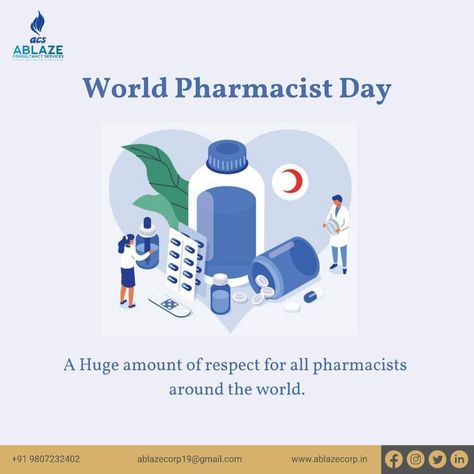 World Pharmacist Day Pharmacy Day Poster, Pharmacist Day, World Pharmacist Day, Happy Engineer's Day, Engineers Day, Digital Marketing Design, Happy Ganesh Chaturthi, Phone Wallpaper For Men, Creative Ads