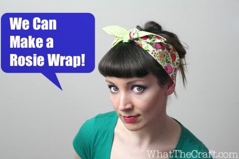 Diy Baby Wrap, Rosie Riveter, Wraps Ideas, Sewing Headbands, Diy Fashion Projects, Diy Fashion Accessories, Head Scarves, Rosie The Riveter, Diy Fashion Clothing