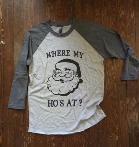 Holiday ugly christmas party -Where my ho's at - funny Unisex / Mens New Hocus Pocus, Hocus Pocus Winifred, Billy Butcherson, Winifred Sanderson, Halloween Hocus Pocus, Soft Graphic, Sanderson Sisters, Sweat Shirts, Home T Shirts