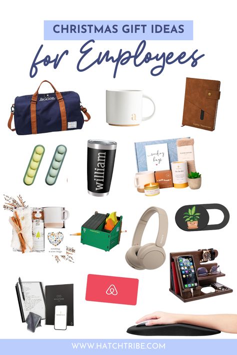 Holiday Gift Guide for Employees Simple Staff Christmas Gifts, Holiday Gift Ideas For Employees, Christmas Gift For Staff From Boss, Staff Gifts For Christmas, Christmas Gifts For Staff From Boss, Christmas Gifts For Employees From Boss, Employee Christmas Gifts From Boss, Gifts For Employees Christmas, Christmas Gift Ideas For Employees