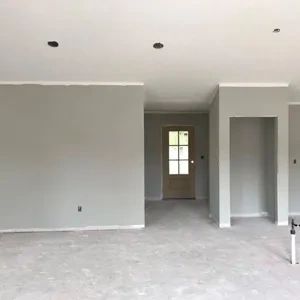 Sherwin Williams March Wind, Sherwin Williams Essential Gray, Roycroft Mist Gray, Garage Paint Colors, Accent Wall Paint Colors, Garage Paint, Accent Wall Paint, Grey Paint Colors, Wall Paint Colors