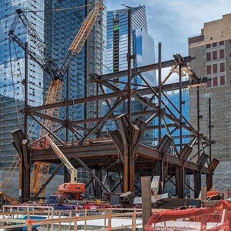 Steel Erectors, New York Construction Workers, Construction City, Industry City Brooklyn, Brick Manufacturing Process, New York Flatiron Building, Flatiron Building Nyc, Steel Building Homes, Steel Fabrication