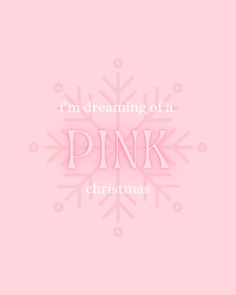 Im Dreaming Of A Pink Christmas, Preppy Christmas Widgets, December Iphone Wallpaper, Pink Christmas Icons, Wallpaper For January, The Nutcracker Book, Pink December, Merry Pinkmas, Christmas Gift Quotes