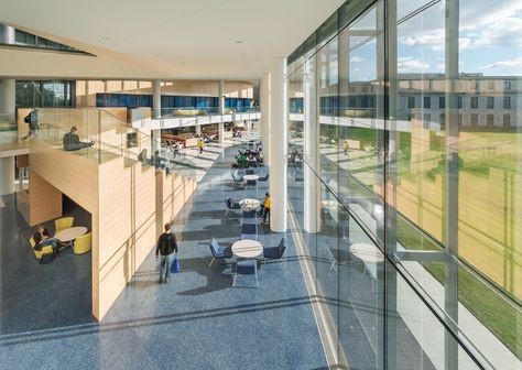 University Common Space, Small University, College Bedroom Decor, Case Western Reserve University, Glass Curtain, University Architecture, Glass Curtain Wall, Solar Panels For Home, Photovoltaic Panels