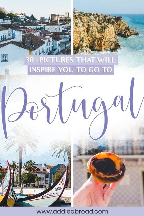 Dreaming of traveling to Portugal? These 22 pictures of Portugal will have you booking a plane ticket ASAP. Travel to Lisbon, Porto, Obidos, Aveiro, and Lagos through travel photography! #travel Portugal Bucket List, Things To Do In Portugal, Day Trips From Lisbon, Portugal Vacation, Portugal Travel Guide, Visit Portugal, Visit Europe, Europe Trip, Europe Travel Destinations