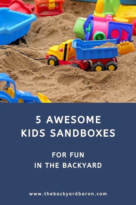 5 Best Kids Sandboxes with Cover Sandbox Design, Sandbox With Cover, Backyard Sandbox, Wooden Sandbox, Backyard Kids, Kids Sandbox, Backyard Toys, Sand Play, Sand Table