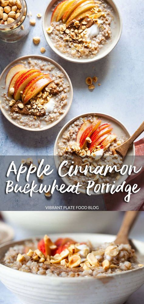 Buckwheat Recipe, Buckwheat Porridge, Toddler Muffins, Raw Dessert Recipes, Buckwheat Recipes, Inflammatory Recipes, Vegan Breakfasts, Cozy Morning, Warm Breakfast