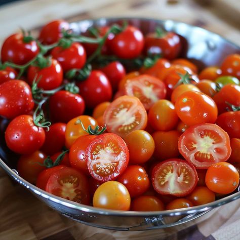 🍅 Discover the joy of Homegrown Tomatoes! Fresh, juicy, perfect for any summer dish! #GardenFresh Homegrown Tomatoes Ingredients: Fresh tomatoes (as needed) Instructions: Choose ripe tomatoes from your garden. Wash and slice to your preference. Serve fresh or use in salads, sandwiches, or cooking. 🍅 Enjoy the vibrant taste of your very own Homegrown Tomatoes, bringing sunshine right to your plate! #HomeGrownDelights Instagram Recipes, Twisted Recipes, Summer Dishes, Trending Recipes, Ripe Tomatoes, Fresh Tomatoes, Tasty Dishes, Tomatoes, Food Photography