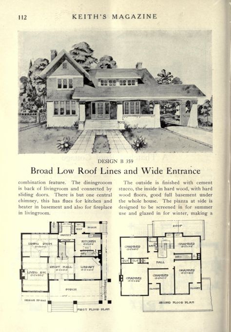 1940s House Plans, Vintage Craftsman House Plans, Sears House Plans, Plans Interior Design, Vintage Floor Plans, Large Apartment, 3d Floor Plans, Sims 4 House Building, Apartment Buildings