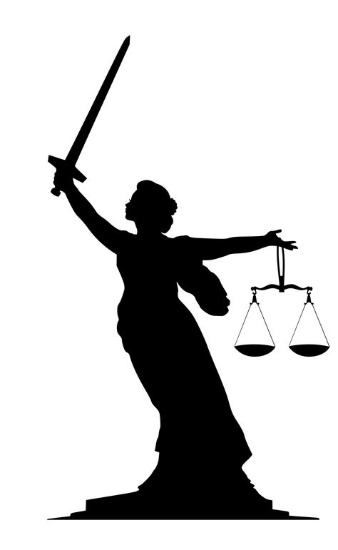 Justice Symbol, Art Inspiration Easy, Lady Justice, Personal Injury Law, Law And Justice, Silhouette Images, Night Court, Silhouette Free, Design Image