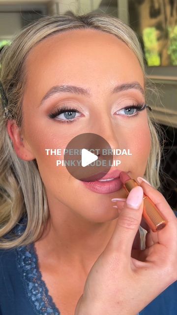 Seattle Hairstylist and Makeup Artist on Instagram: "The perfect bridal pinky nude lip. 💕 BOOKMARK to SAVE. Yall asked so here it is! 🫶Would you like to see a break down of this full makeup look in another tutorial?   *Lipstick was gifted to the bride. For sanitary purposes as a makeup artist we never use a lipstick or gloss applicator directly on a client unless the product is the clients or brand new, unused and gifted to the client.   #PinkyNudeLip #BridalLip #BridalMakeup #MakeupArtist #BridalGlam #MakeupTutorial" Bridal Lipstick, Full Makeup, Nude Lip, The Client, Bridal Makeup, Dean, Hair Stylist, Makeup Artist, The Bride