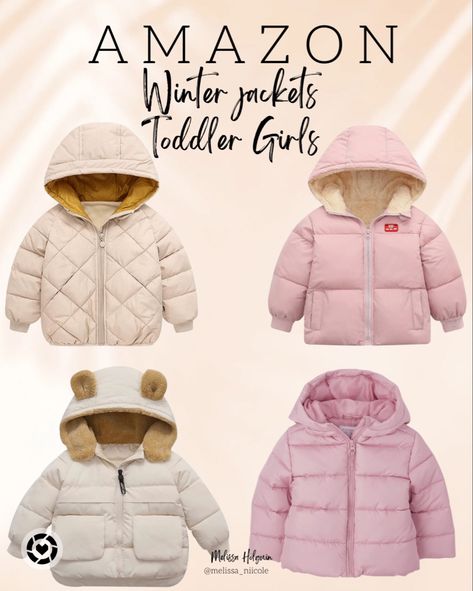 Toddler Coats Girl, Girls Winter Jackets, Best Winter Coats, Baby Girl Winter, Baby Jacket, Baby Supplies, Warm Jacket, Girl Coat, Girls Jacket