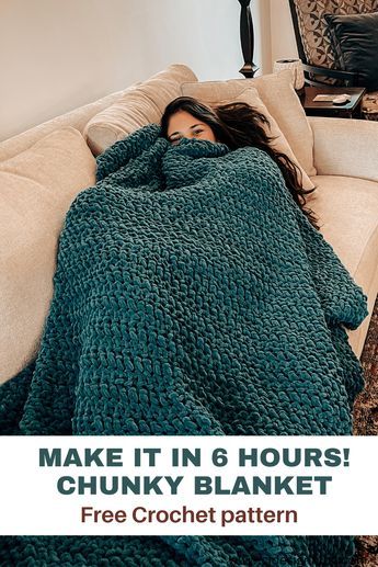 Movie Nights Throw – Easy Chunky Crochet Blanket - CJ Design Blog Super Chunky Crochet Blanket Pattern, Super Chunky Crochet Blanket, Chunky Yarn Crochet Pattern, Chunky Blanket Pattern, Chunky Yarn Blanket, Chunky Yarn Crochet, Chunky Crochet Blanket Pattern, Crochet Throw Pattern, Chunky Crochet Blanket