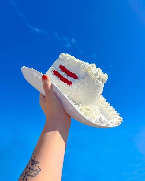 i bet you think about me ❤️ saw this cowboy hat DIY on pinterest and knew i HAD to make it 🤭 ibytam is one of my fave taylor music videos & i cannot deny a diy!!!! Cowboy Hat Diy, Hat Diy, Diy Hat, Cowboy Hat, Eras Tour, About Me, Cowboy Hats, Make It, You Think