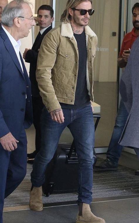 Beckham Style Outfits, David Beckman, David Beckham Casual, Kent And Curwen, Chelsea Boots Outfits, David Beckham Style Outfits, Kent Curwen, David Beckham Style, Mens Wardrobe Essentials