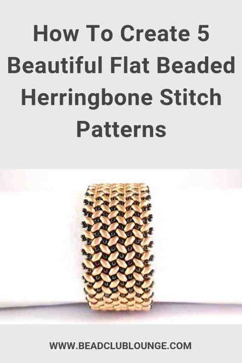 Beaded Herringbone, Needle Beading, Herringbone Stitch Tutorial, Beaded Stitch, Tila Bracelets, Superduo Beads, Seed Bead Projects, Super Duo Beads, Beautiful Beaded Necklaces