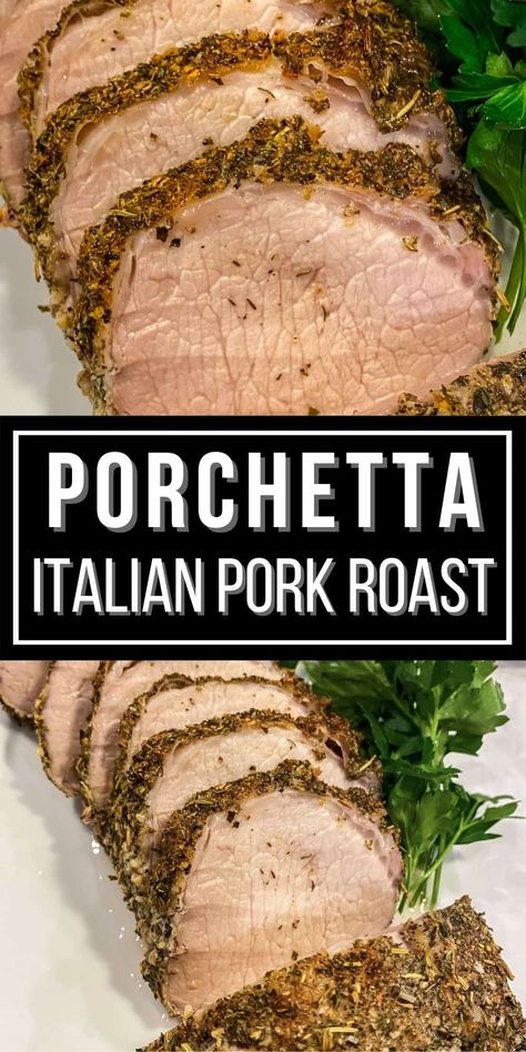 Sirloin Pork Roast, Italian Pork Roast, Porchetta Roast, Sunday Roast Beef, Porchetta Recipes, Amazing Dinners, Pork Sirloin Roast, Italian Pork, Pork Loin Roast Recipes