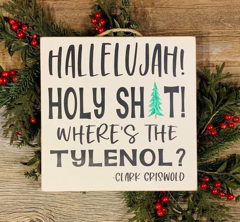 Christmas Vacation, Rustic Christmas Decor, Farmhouse Christmas, Old Fashioned Christmas, Seasonal Decor, Clark Griswold, Griswold Sign Christmas Vacation Signs, Christmas Old Fashioned, Christmas Vacation Costumes, Clark Griswold Christmas, Christmas Vacation Party, Christmas Decor Farmhouse, Cricut Business, National Lampoon's Christmas Vacation, Griswold Family