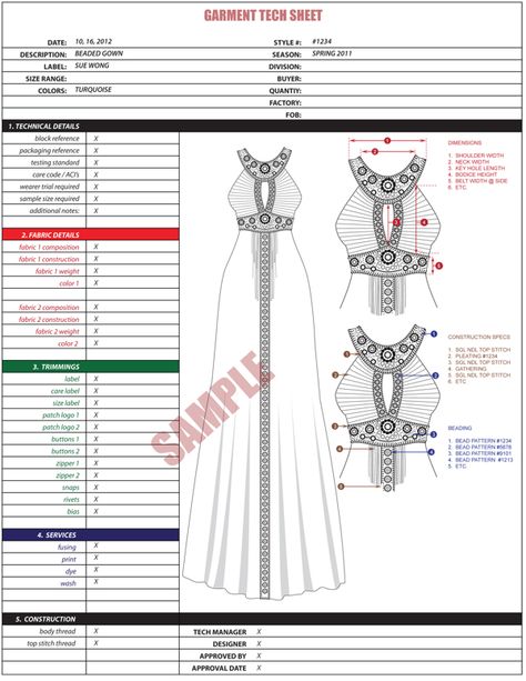 TECH PACKETS | FLATS | SPEC SHEETS by Poto Leifi, via Behance Planner Sewing, Fashion Business Plan, Cost Sheet, Sewing Measurements, Fashion Illustrations Techniques, Tech Pack, Flat Sketches, Tech Fashion, My Sewing Room