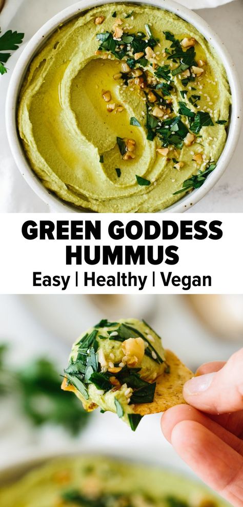 Herb Hummus Recipe, Indian Hummus Recipe, Green Hummus Recipe, Hummus Variations, Green Goddess Hummus, Green Hummus, Classic Hummus Recipe, Classic Hummus, Easy Hummus Recipe