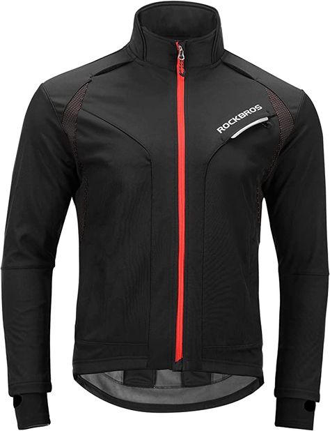 Amazon.com: ROCKBROS Cycling Jackets for Men Winter Bike Jackets Thermal Windproof Jacket for Men Cold Weather Cycling Running Hiking : Clothing, Shoes & Jewelry Jackets For Men Winter, Man Cold, Bike Jacket, Cycling Jacket, Winter Cycling, Bike Wear, Cool Bike Accessories, Windproof Jacket, Man Bike