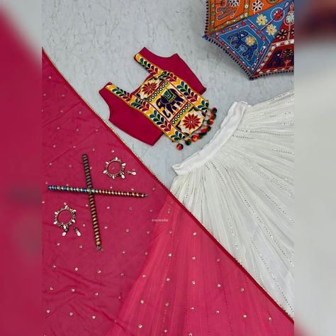 **🆕 Navratri Special Launch: Elegant Lehenga Suit 🌟** **✨ Choli** - **Fabric:** Pure Cotton - **Work:** Gamathi Work - **Inner:** Micro Cotton - **Sleeve:** Extra Sleeves Attached - **Size:** M with L margin, XL with 2XL margin *(Fully Stitched)* **✨ Lehenga** - **Fabric:** Pure Cotton with Fox Georgette - **Inner:** Micro Cotton - **Work:** Embroidery Sequence & Gamathi Work - **Size:** 44 **✨ Dupatta** - **Fabric:** Fox Georgette - **Size:** 2.30 Meters - **Work:** Embroider... Elegant Lehenga, Lehenga Fabric, Lehenga Suit, Stitched Lehenga, Navratri Special, Lehenga, Pure Cotton, Size 2, Product Launch