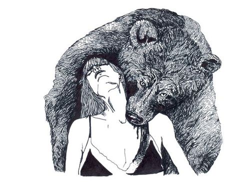 Anne Fontenelle (Brussels, Belgium) Forest Storyboard, Bear And Woman, Bear Claw Tattoo, Bear Woman, Bear Shape, Cute Disney Drawings, Brother Bear, Bear Tattoo, Honey Bear