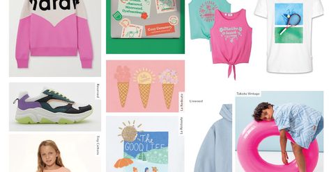 Our Spring 2025 Childrenswear Trend Publication is available now. Here is a small sample from one of one of our trend boards inspiring desig... Childrenswear Trends, Baby Fashion Trends, My Own Company, Kidswear Trends, Retail Space Design, Own Company, Kids Fashion Trends, Kids Pjs, Color Trends Fashion