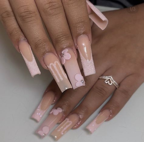 18th Birthday Nails, Bday Nails, Birthday Nails, Fire Nails, Dream Nails, Homecoming Dresses Short, Best Acrylic Nails, 18th Birthday, Dresses Short