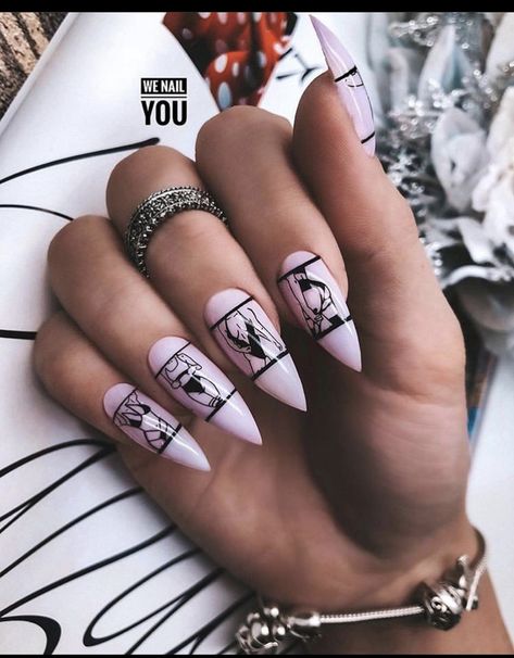 Unghie Nail Art, Pastel Nails Designs, Edgy Nails, Gel Nails Diy, Minimal Nails, Attract Men, Best Top, Top Beauty, Trendy Nail Art